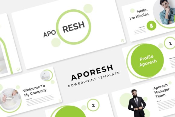 Aporesh Power Point Template: A Modern Design Asset