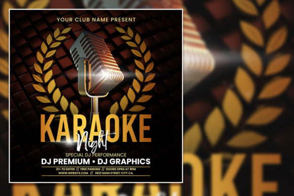 Black Gold Karaoke Night: Elevate Your Event Promotion