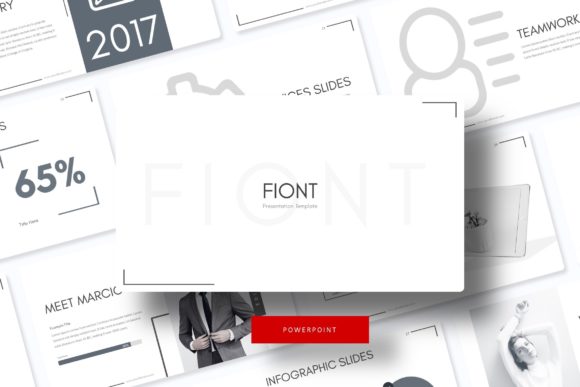 Fiont Power Point Template: A Modern Design Asset