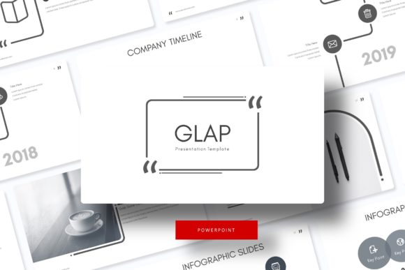 Glap Power Point Template: A Modern Design Asset