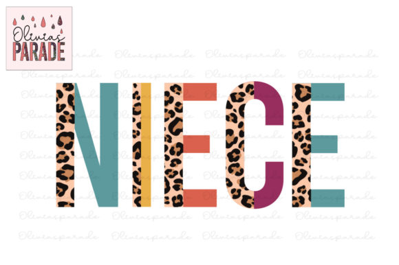 Niece Leopard Print Rainbow