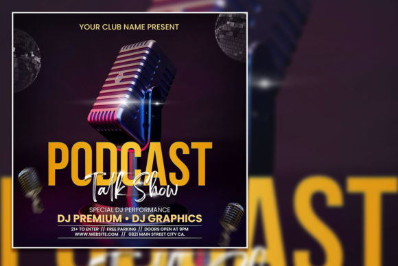 Promote Your Podcast or Talk Show with a Stunning Flyer