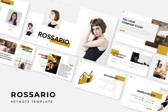 Rossario Keynote Template: Premium Design for Modern Presentations
